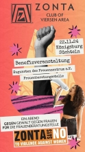 Benefizveranstaltung zugunsten des Frauenzentrum e.V. - Frauenberatungsstelle